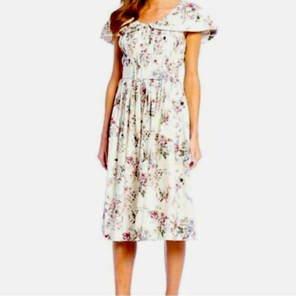 Antonio Melani Raj Printed Dress. Sz 12. Vguc No belt.